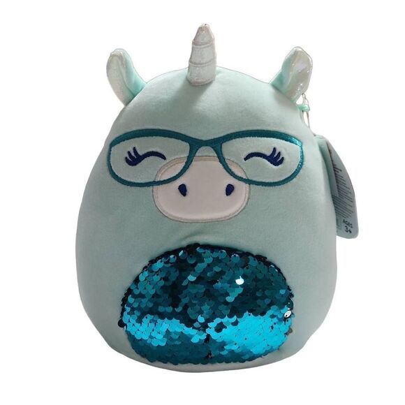Squishmallows Nyla Unicorn with Flip Sequins - 7 inch - Picture 1 of 7